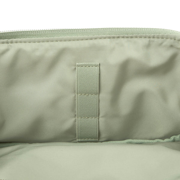Flat Lay Makeup Box Bag - Sage Green Velvet