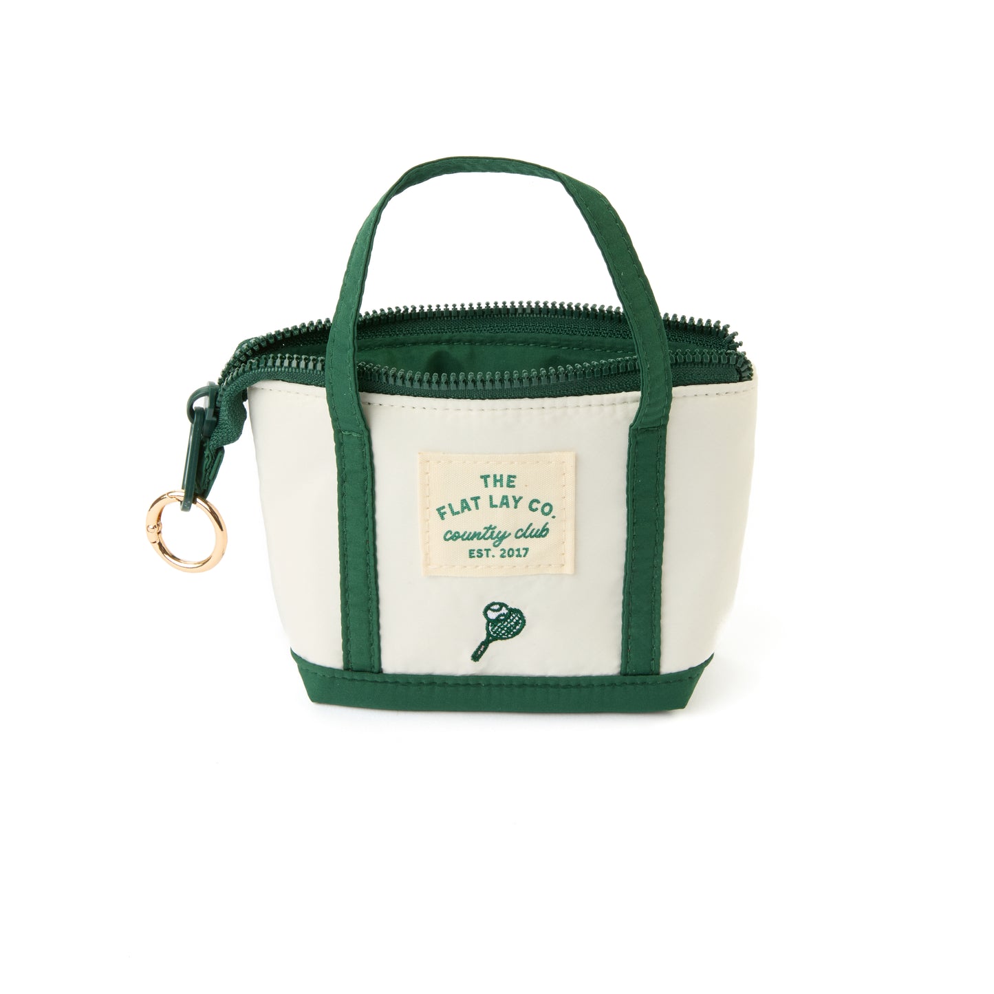 Mini Keyring Tote - Country Club