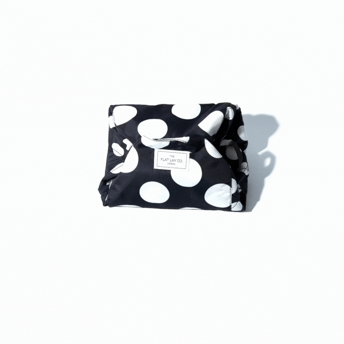 Double Spots  Full Size Flat Lay Makeup Bag