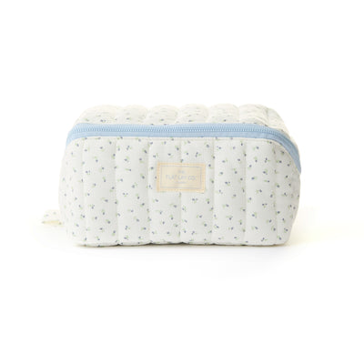 Marshmallow Makeup Box Bag - Cotton Ditsy Floral