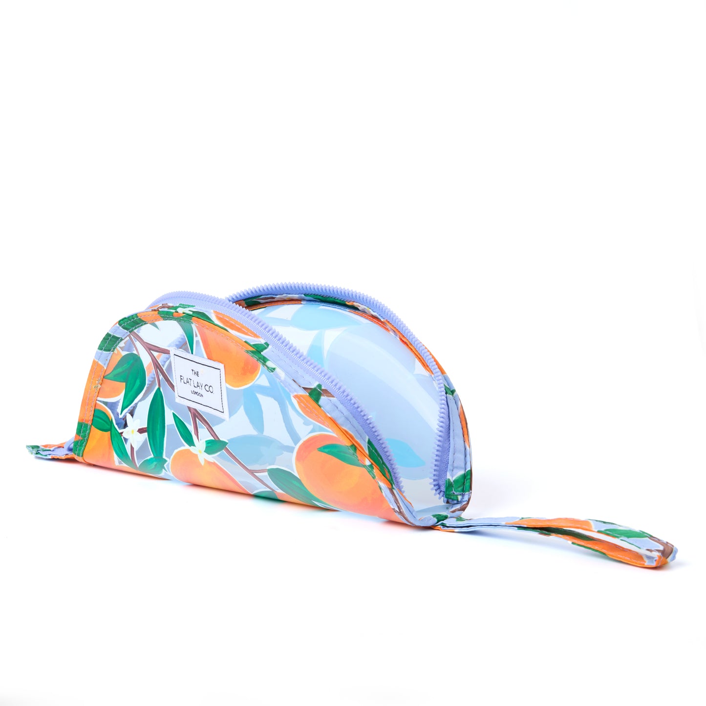 Jelly Lunar Flat Lay Makeup Pouch - Mediterranean Oranges