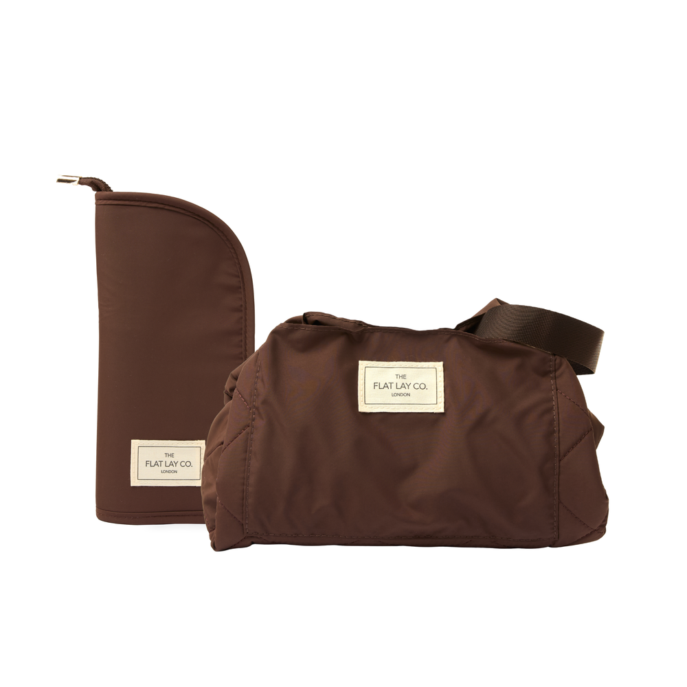 Drawstring & Brush Case Bundle - Espresso