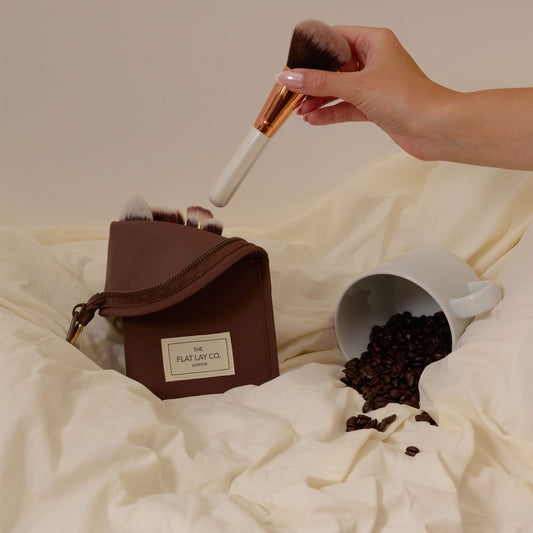 Standing Makeup Brush Case - Espresso