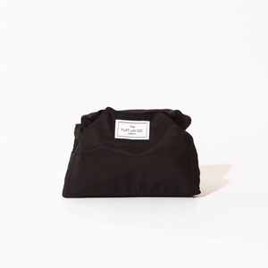 Drawstring Flat Lay Makeup Bag - Classic Black