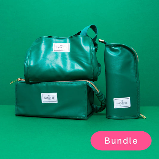 Green Leather Monochrome Gift Bundle