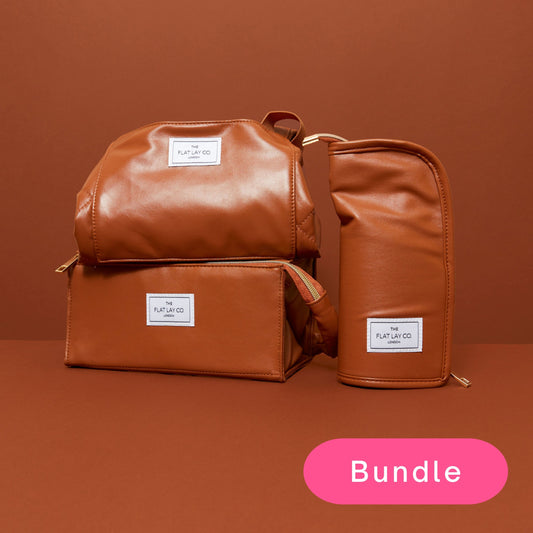 Monochrome Tan Leather Gift Bundle