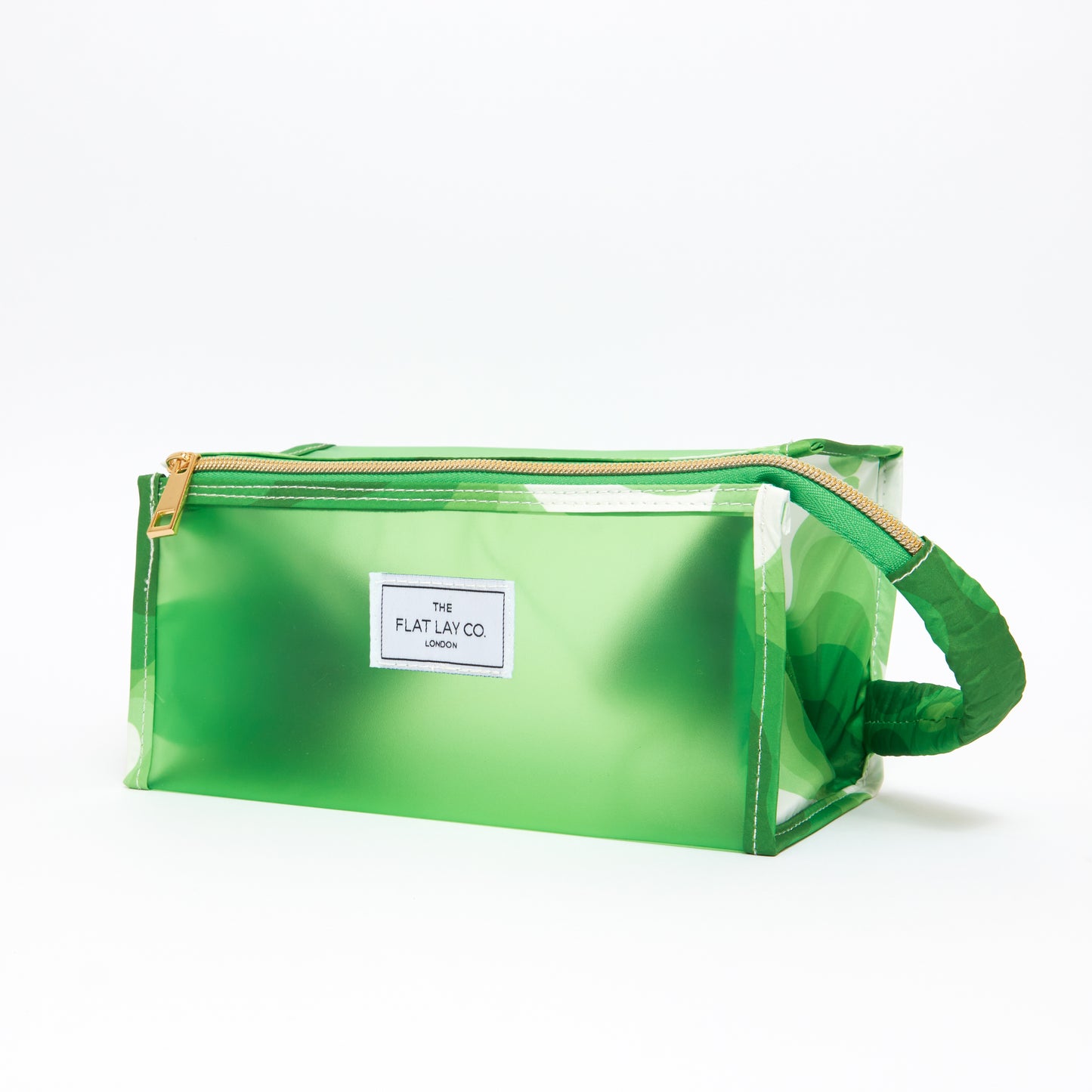 Vibey Green Open Flat Frosted Jelly Box Bag