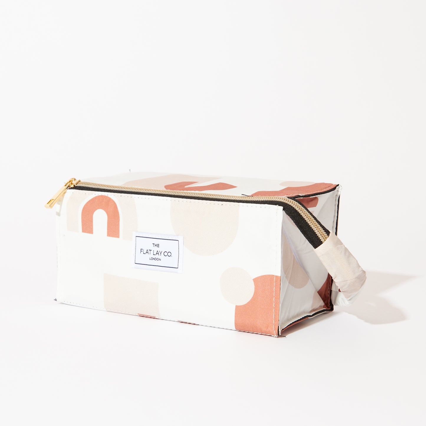 Desert Shapes Open Flat Makeup Box Bag and Tray