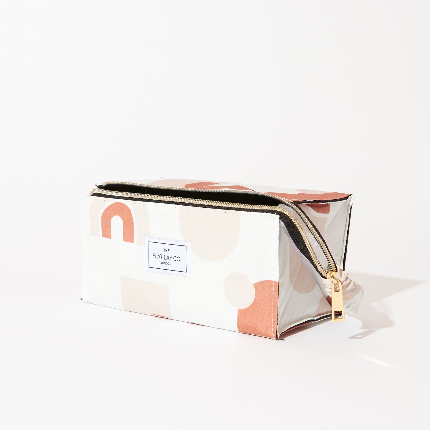 Desert Shapes Open Flat Makeup Box Bag and Tray
