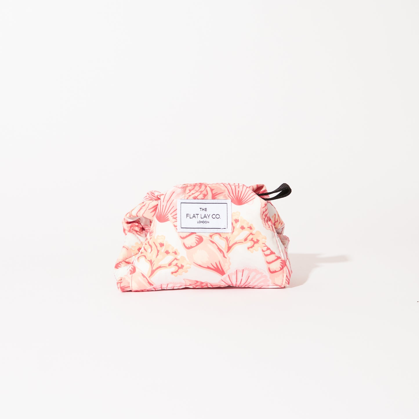 Mini Open Flat Makeup Bag Pink Shells