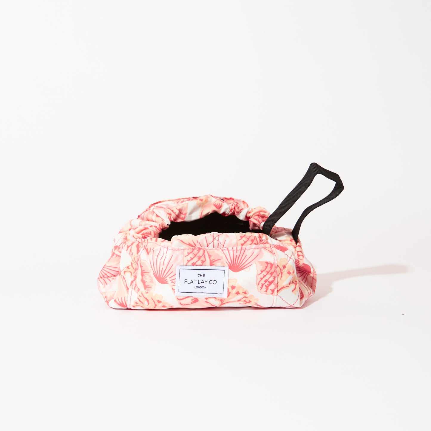 Mini Open Flat Makeup Bag Pink Shells