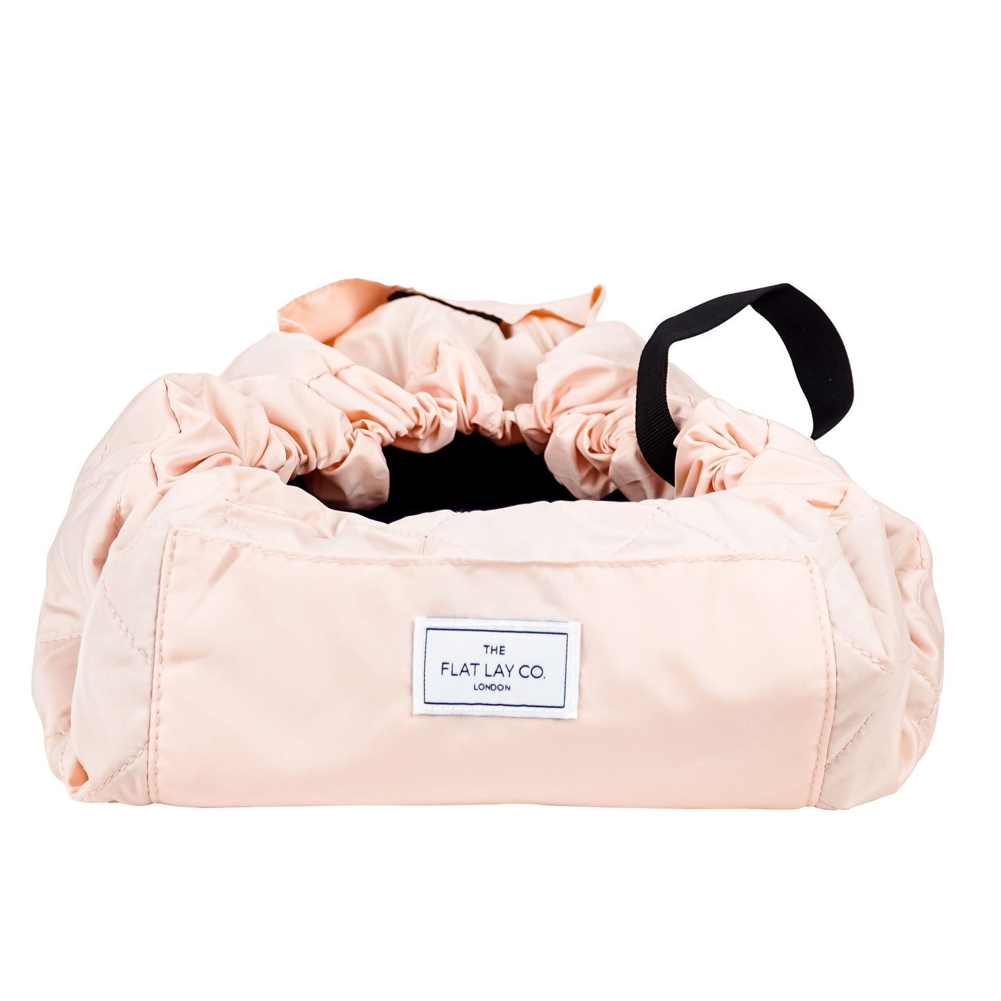XXL Drawstring Makeup Bag in Blush Pink