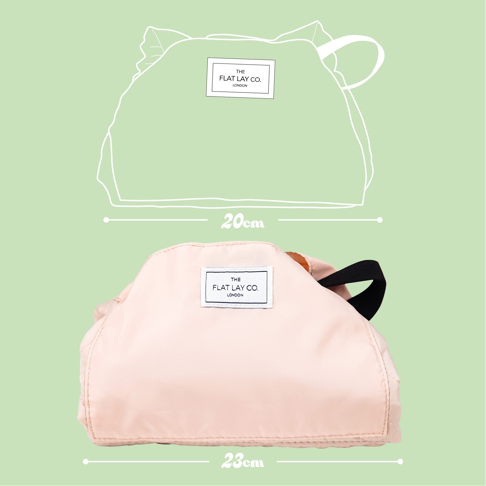 Tigers XXL Drawstring Flat Lay Makeup Bag