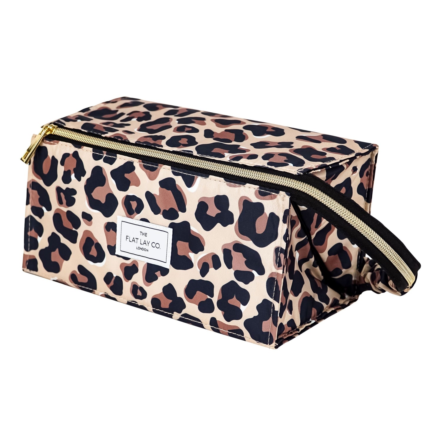 XXL Makeup Box Bag and Tray in Leopard Print