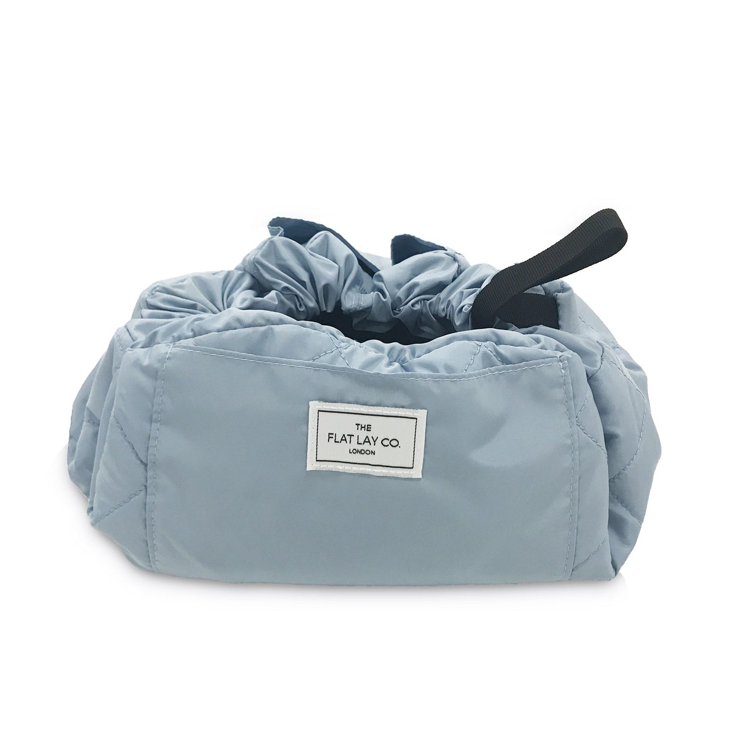 Drawstring Flat Lay Makeup Bag - Haze Blue